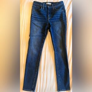 Madewell Jeans, 9’’ Mid-Rise Skinny, Size 26.